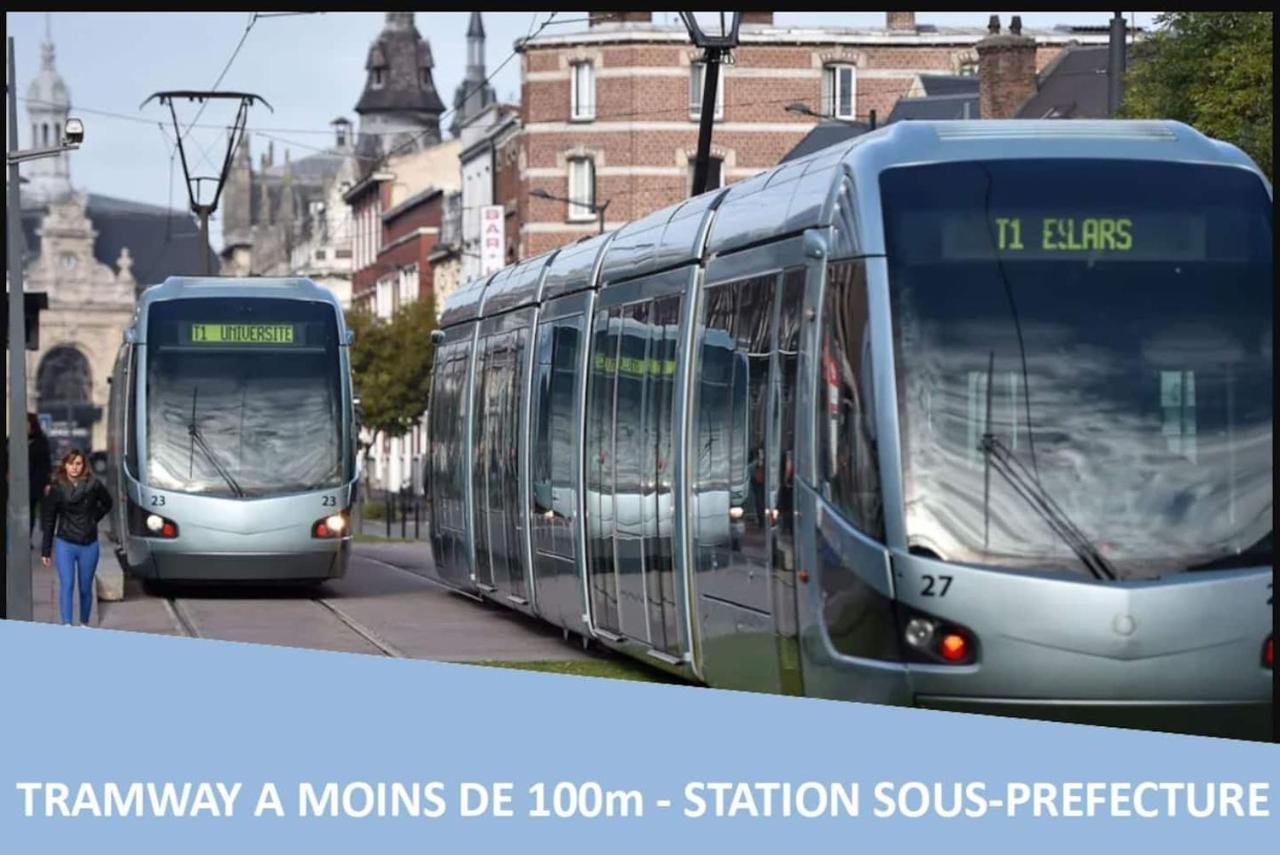 Design Appart - Hyper Centre - Tram - Free Wifi - Lerelaisdodile21 Valenciennes Exterior foto